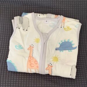 Kids Dinosaur and Giraffe Pajamas